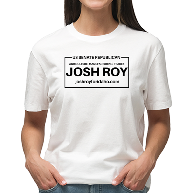 Josh Roy For Idaho White Cotton T-Shirt